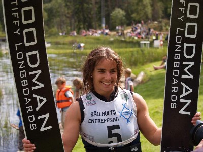 Glad Anna Bylin tog hem sitt femte SM-guld med h�rd konkurens.