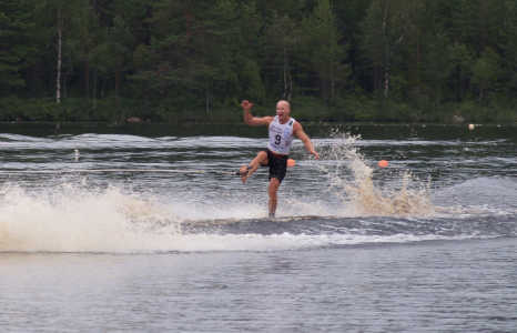 Peter Svensson p� sin andrarepa.